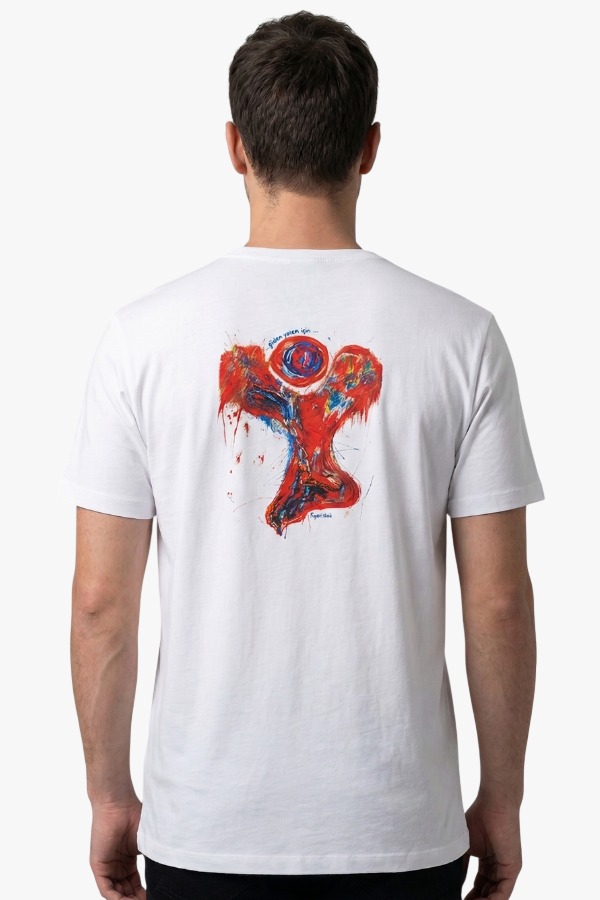 T-Shirt Göbeklitepe Pamuklu Beyaz - L